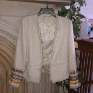 Nasty Gal Embellished Tweed Jacket